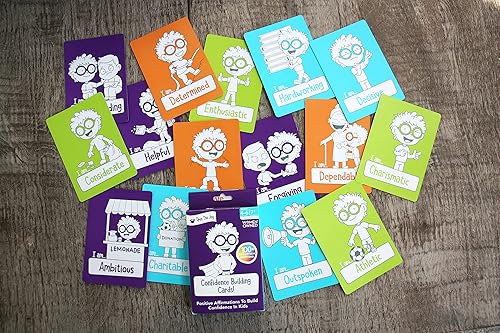 Miniatura 14 de Open The Joy Juego de cartas de gestión de la ira, 50 tarjetas de aviso, controla los sentimientos y aumenta la inteligencia emocional, manejo