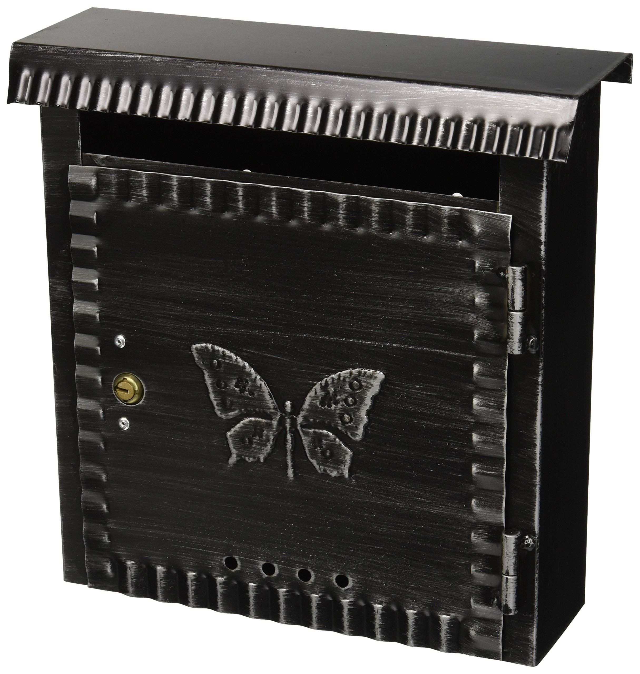 Boite aux lettres style ancien petite taille 22 x 8 x 25 cm en fer