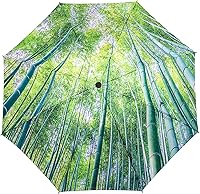 Vista 48 de LANBRELLA Paraguas plegable inverso compacto paraguas de viaje a prueba de viento automático Negro