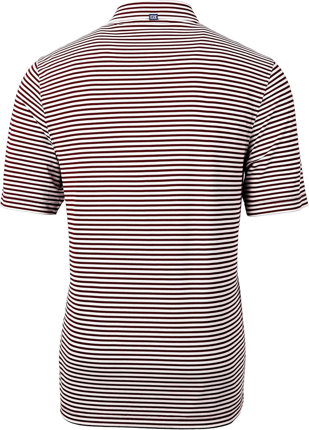 Cutter & Buck Mens Short Sleeve Virtue Eco Pique Stripe Recycled Mens Big and Tall Polo - Image 2