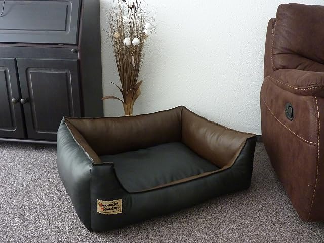 Foto 2 de 2 de Hundebettenmanufaktur Cama para perros, sofá para dormir, de piel sintética, Similpelle
