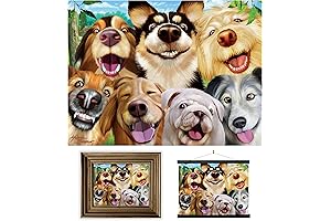 3D Lenticular Art 'Canine Selfie' by Michael Searle