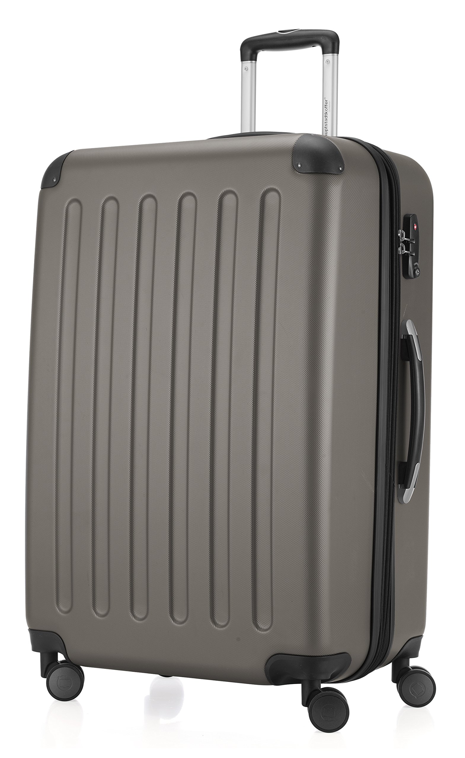 HAUPTSTADTKOFFER - Spree - Maleta rígida, Trolley expandible, Equipaje de Viaje, 4 Ruedas Dobles, TSA, 65 cm, 74 litros, Champán — view 319