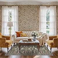 Vista 62 de Alfombra lavable para pasillo, de cocina, para entrada, alfombra suave vintage, antideslizante para interiores, para baño, sala de estar y Ladrillo