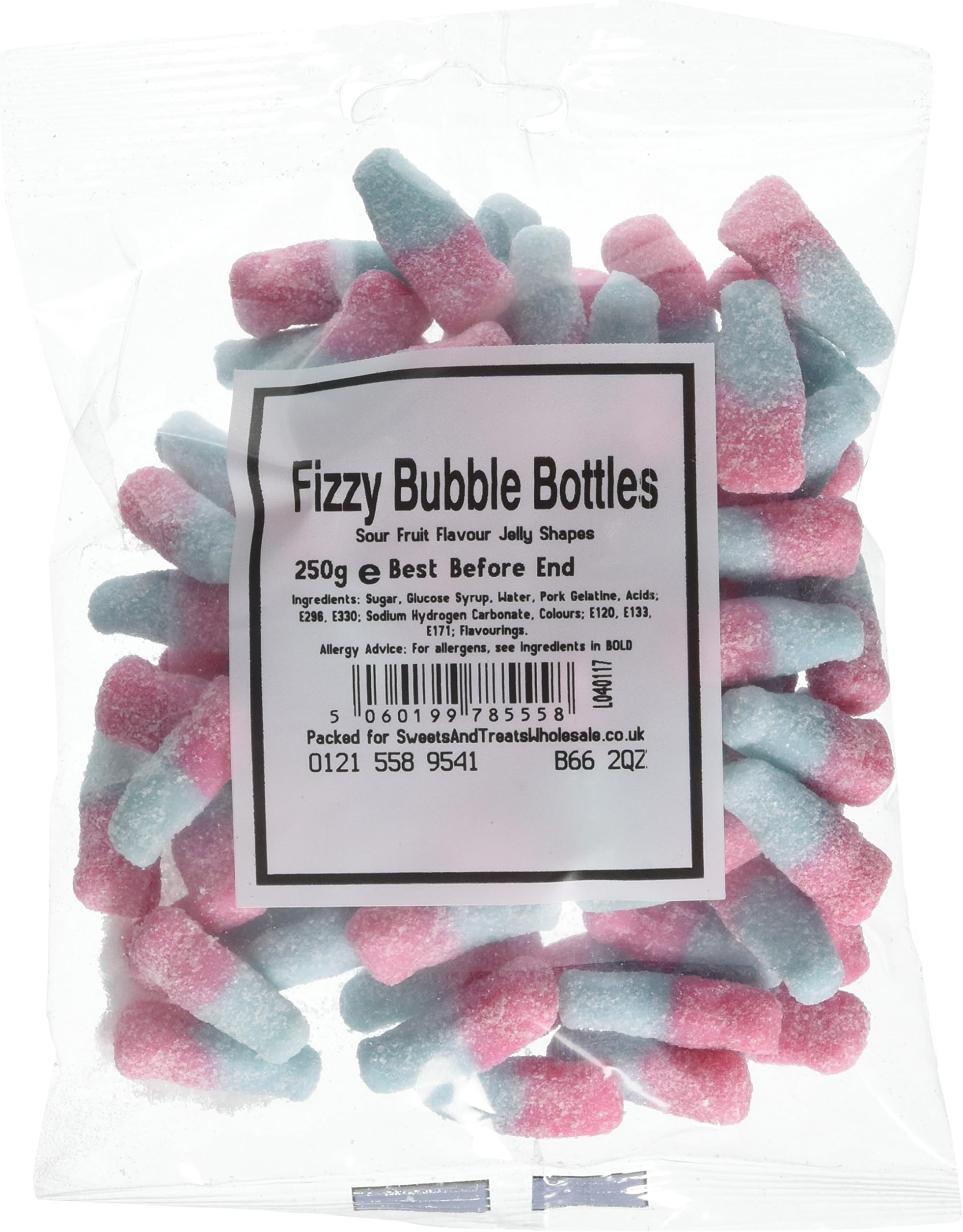 Fizzy Bubblegum Bottles 1 Kilogram Bag