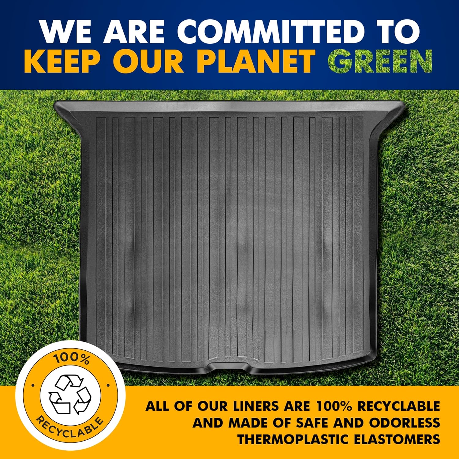 Premium Cargo Liner for Honda Passport 2019-2025, Custom Fit Car Trunk Mat, Waterproof, Anti-Slip, Heavy-Duty Protection, 3D Shaped Laser Measured Trunk Liners