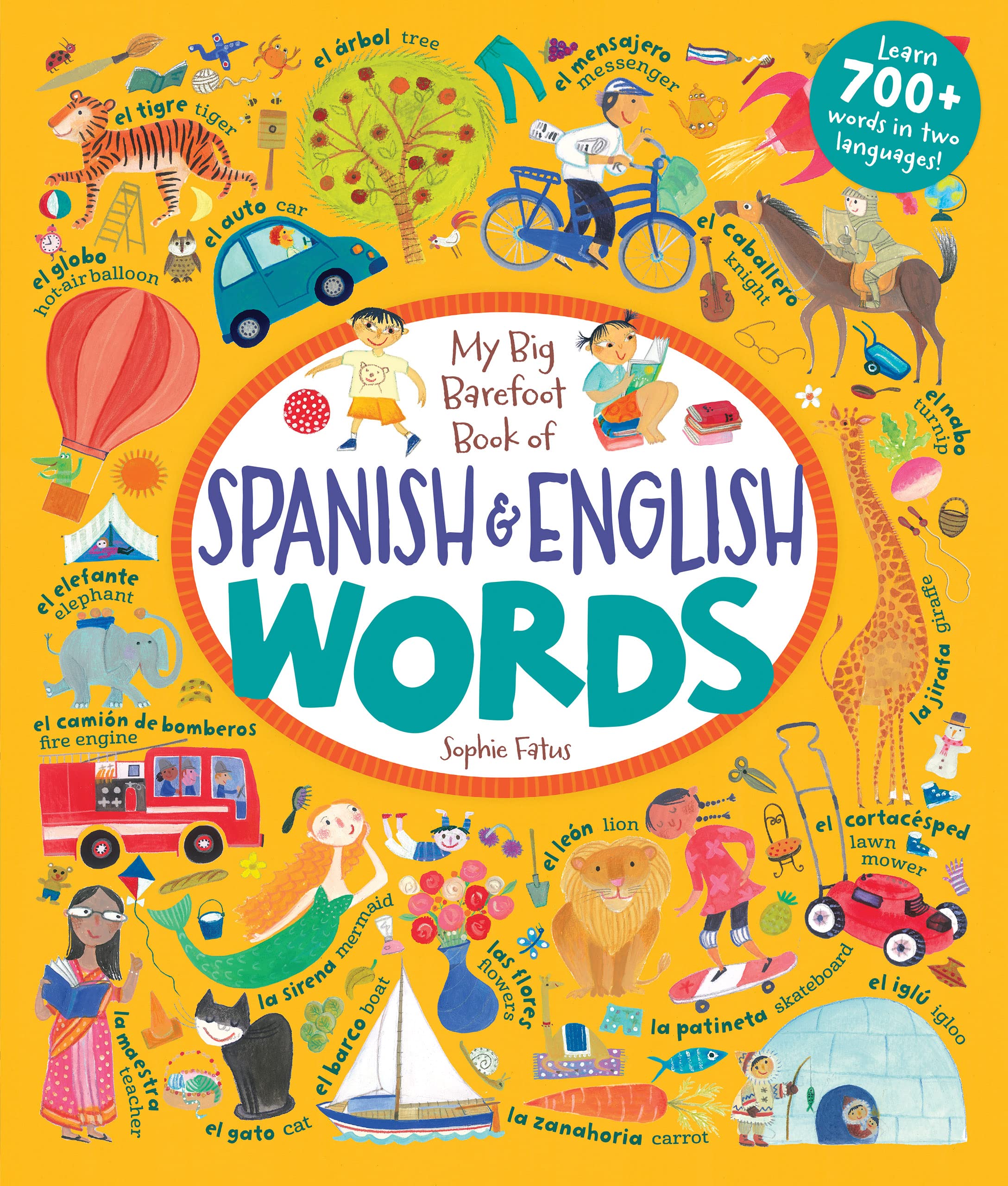 My Big Barefoot Book of Spanish & English Words (Spanish and English Edition)