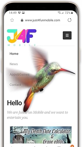 Pássaro no telefone: beija-flor voando piada