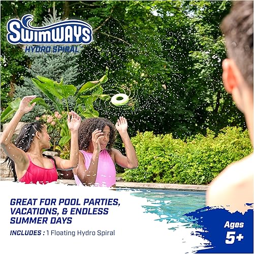Miniatura 2 de SwimWays Hydro Spiral, juguetes de piscina para niños y adultos, anillo de lanzamiento para playa, lago y piscina, juguetes al aire libre para niños