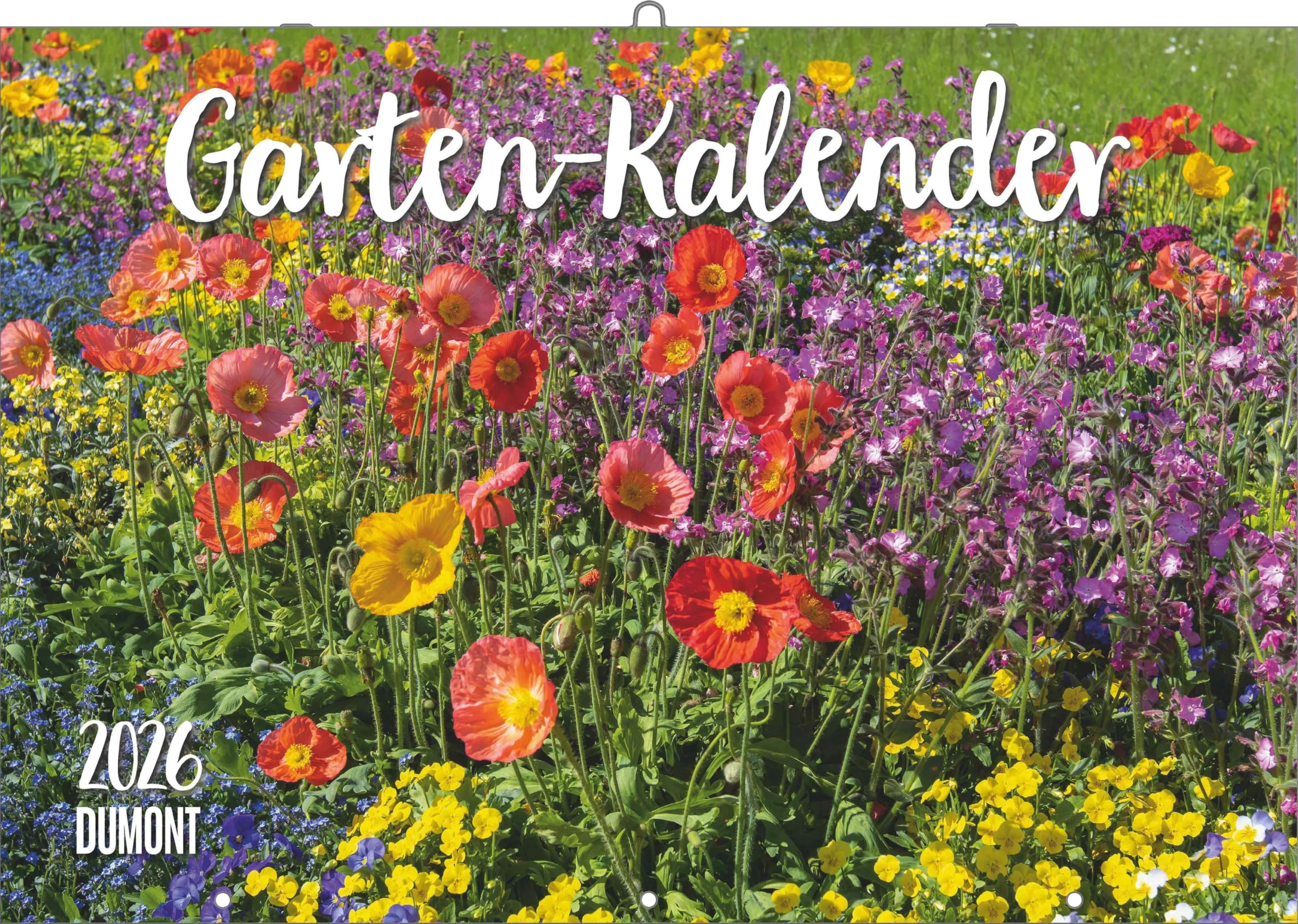 DUMONT - Garten-Kalender 2026 – Broschürenkalender 42 x 29 cm mit 12 Gartenfotos, Tipps & Jahresplaner – Geschenk für Hobbygärtner