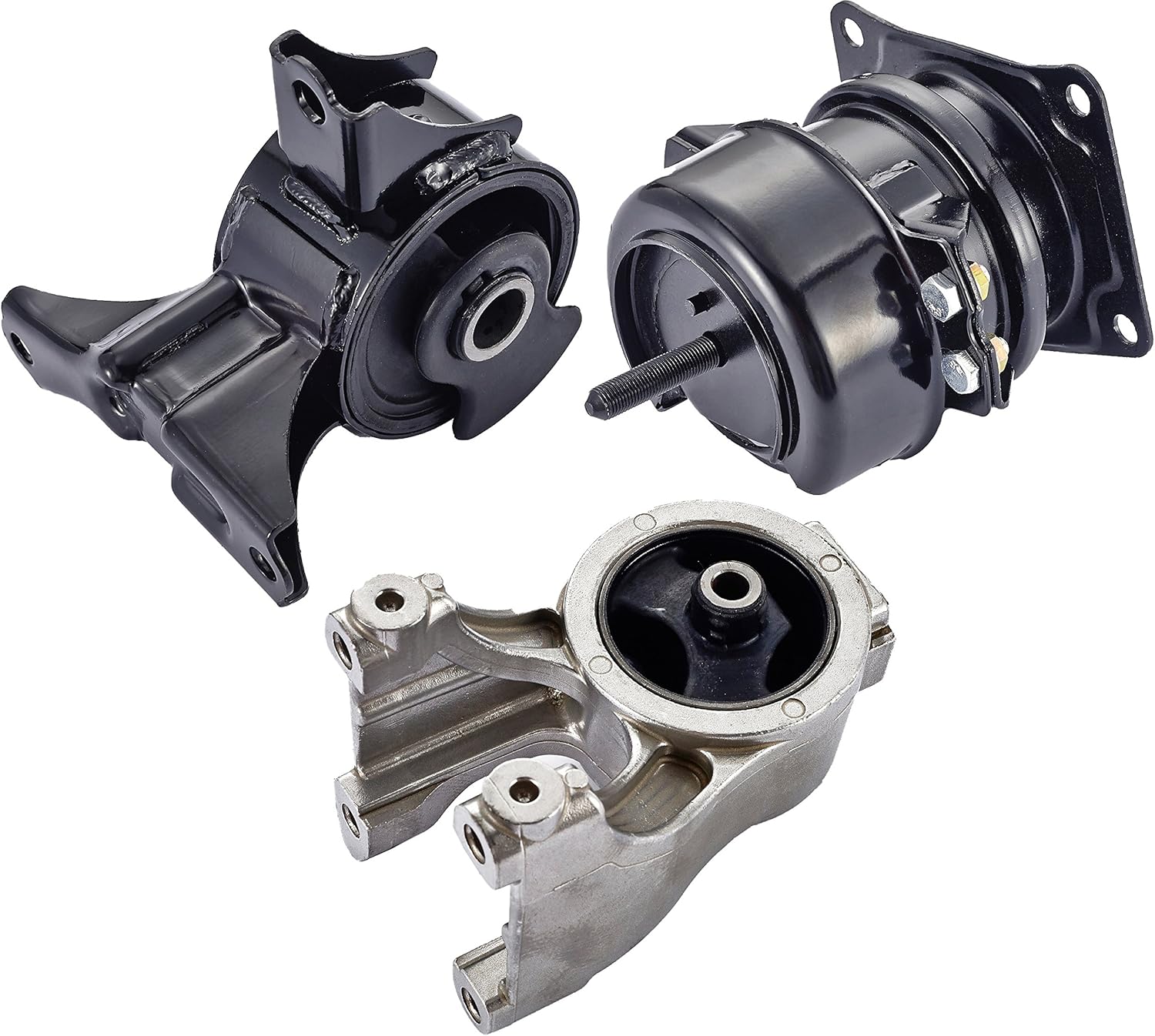 ENA Front Right Rear Engine Motor Mount Set of 3 Compatible with Honda 1999 2000 2001 2002 2003 2004 Odyssey 3.5L Replacement for A4518 A4519HY A6552
