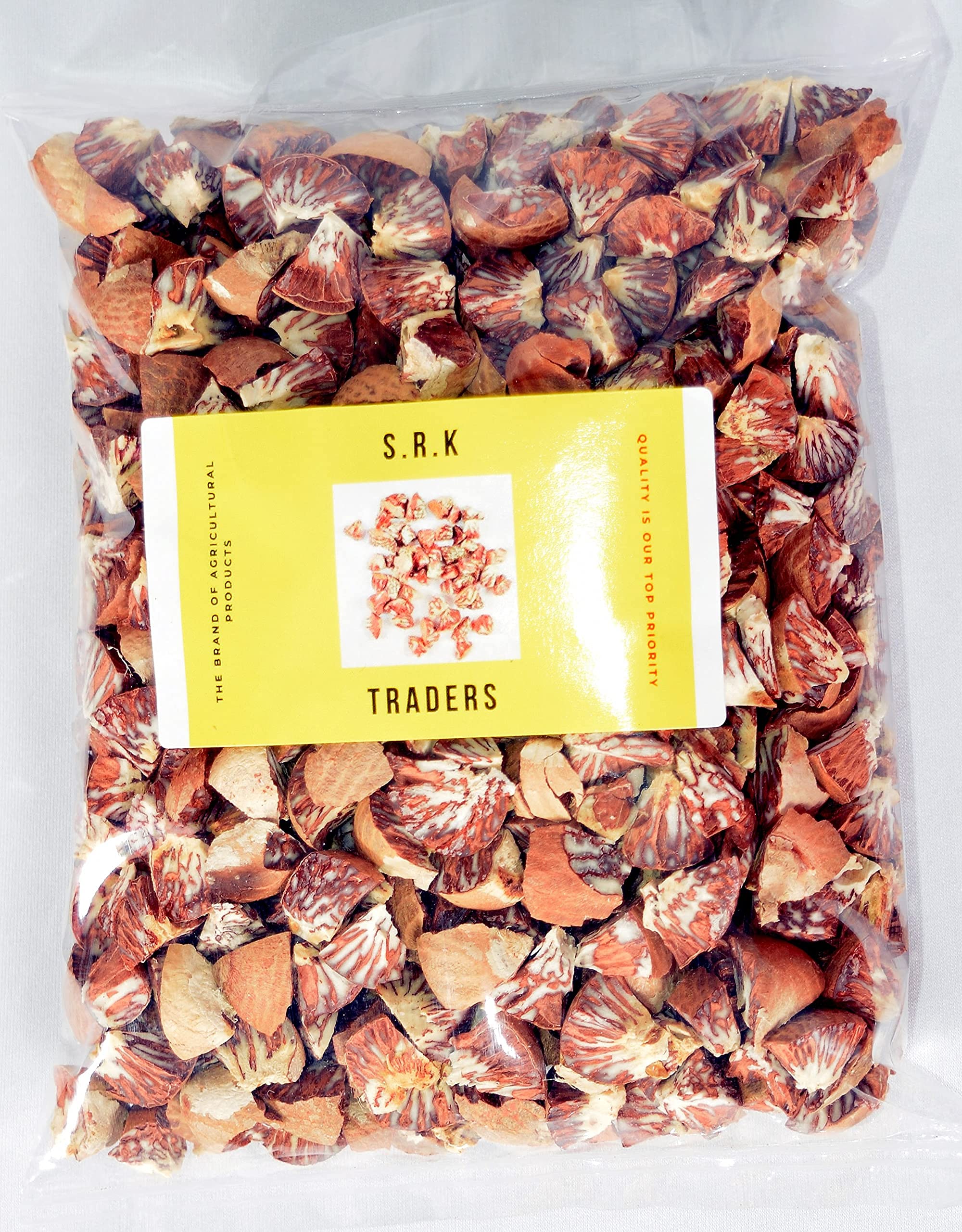 S.R.K Traders™ Supari Tukda (Single Choll) – Premium Arecanut Bites | Betel Nut Chunks | 200gm (Pack of 2)