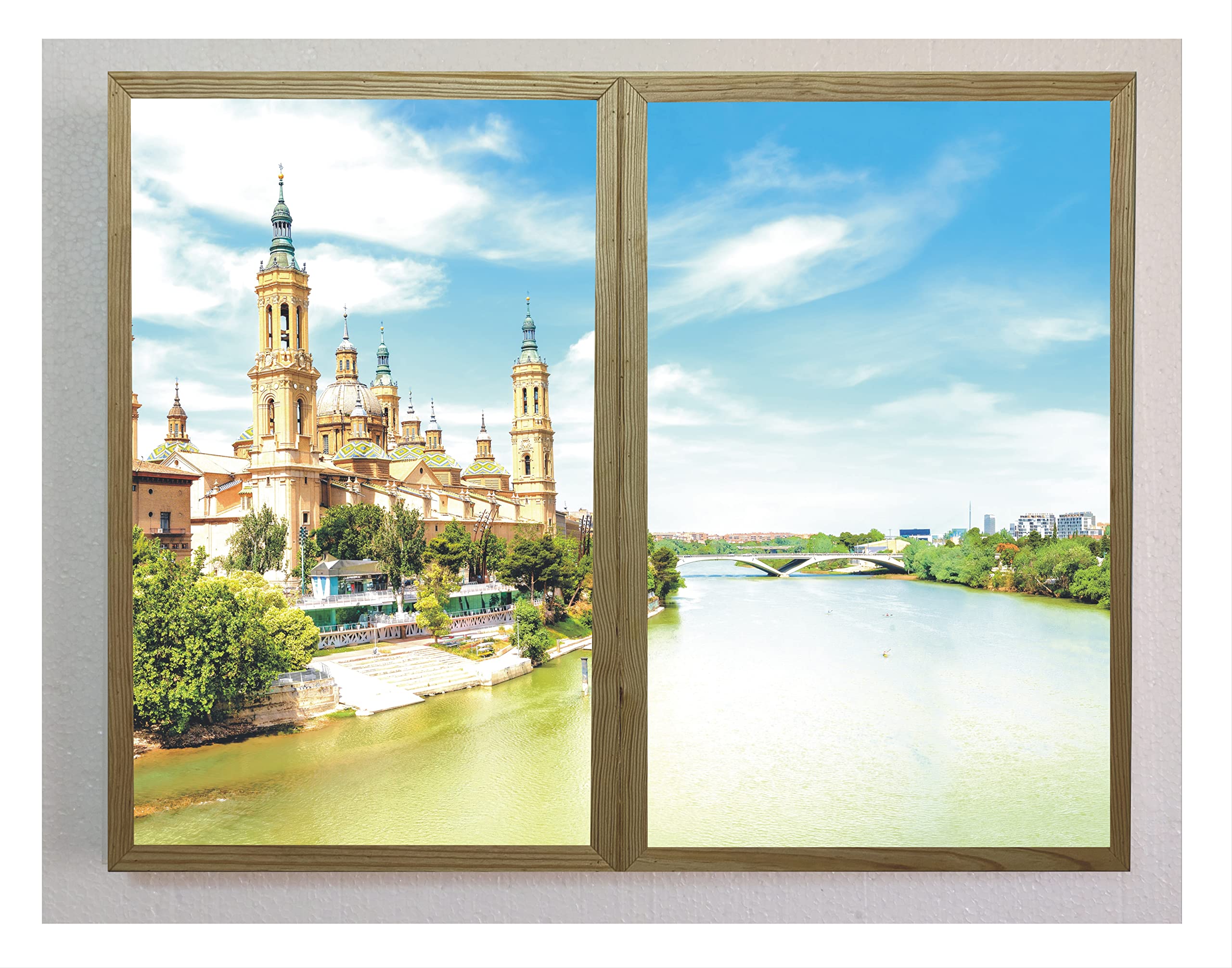 Ventanas Falsas Decorativas Iluminada Basilica de Nuestra Señora del Pilar