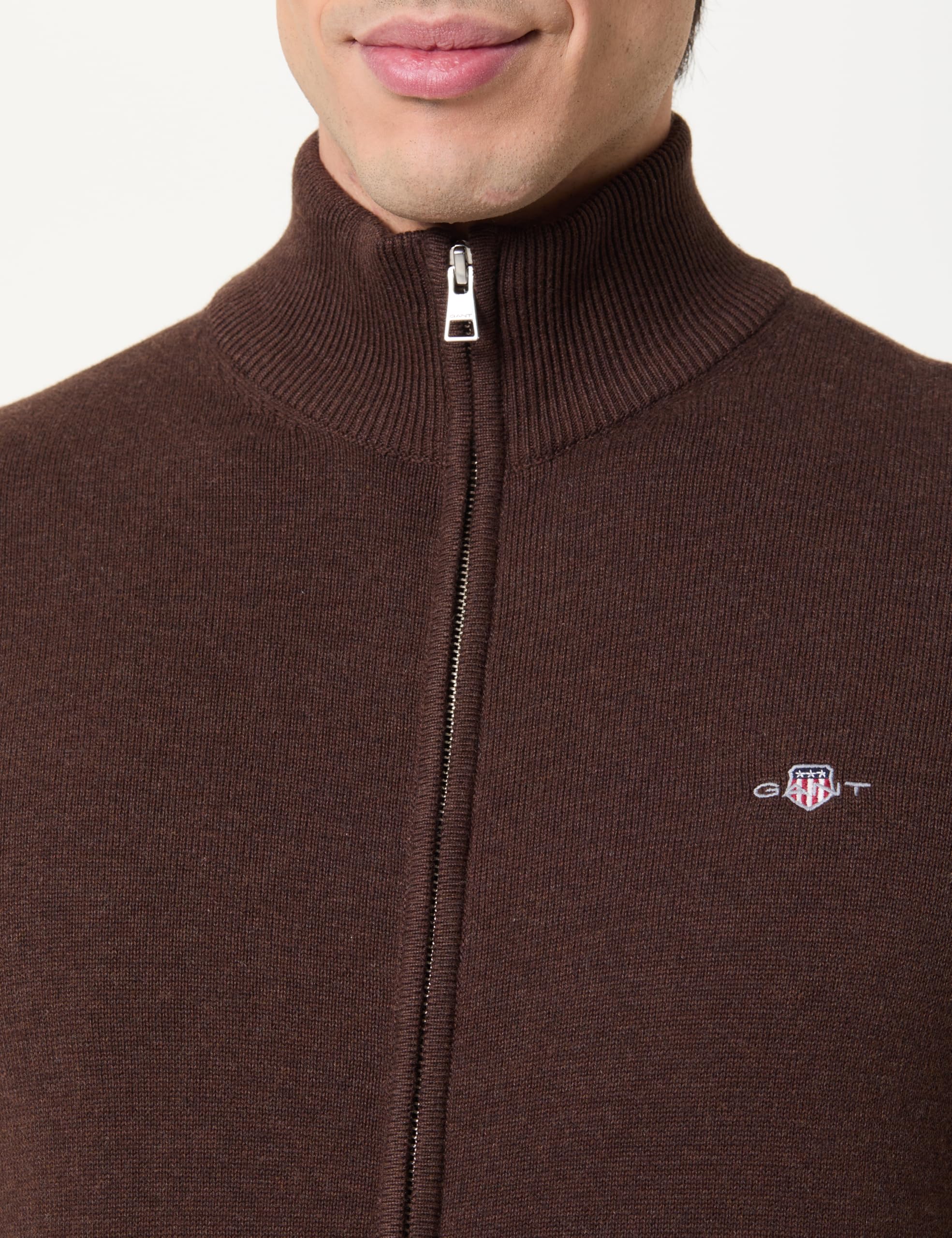 GANT Casual Cotton Zip Cardigan Cardigan Homme