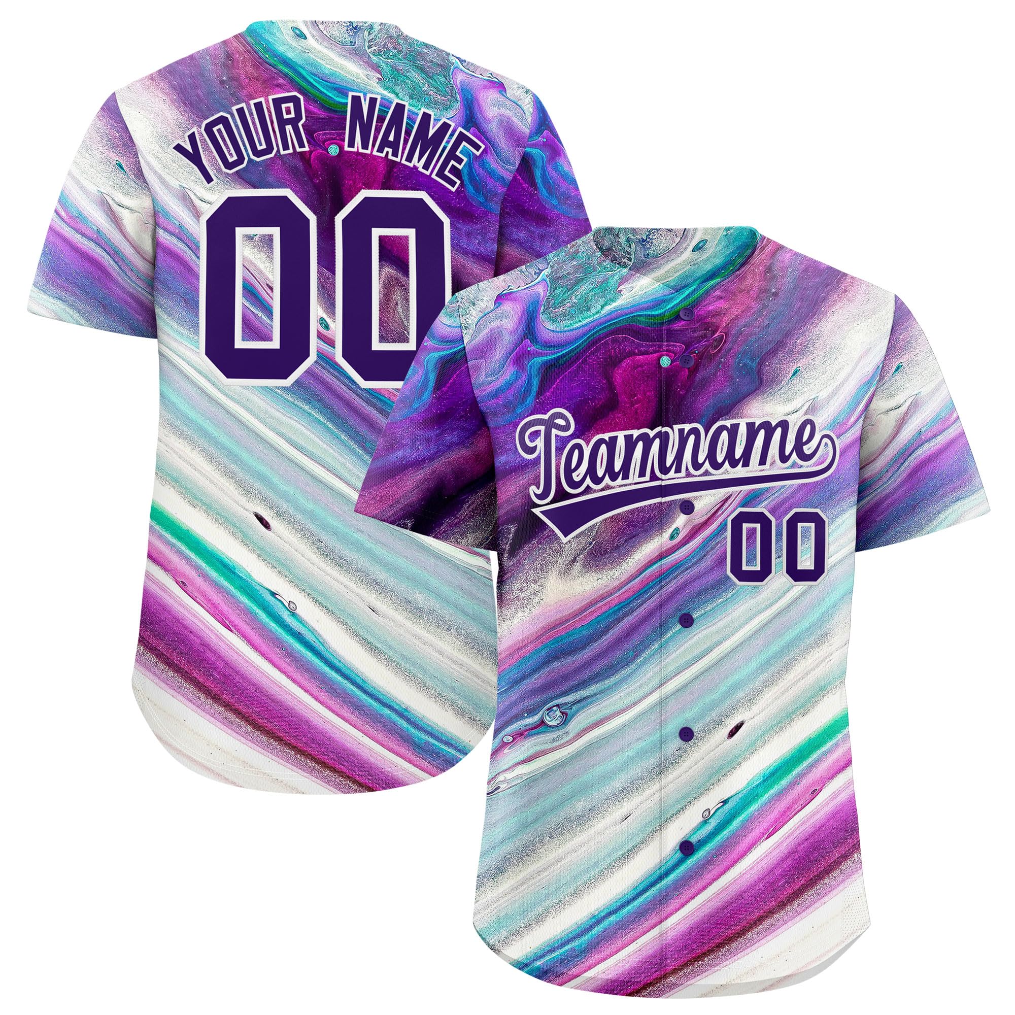 Custom Graffiti Baseball Jerseys for Men Women Youth Personalized Button Down Shirt Stitched/Printed Name Number