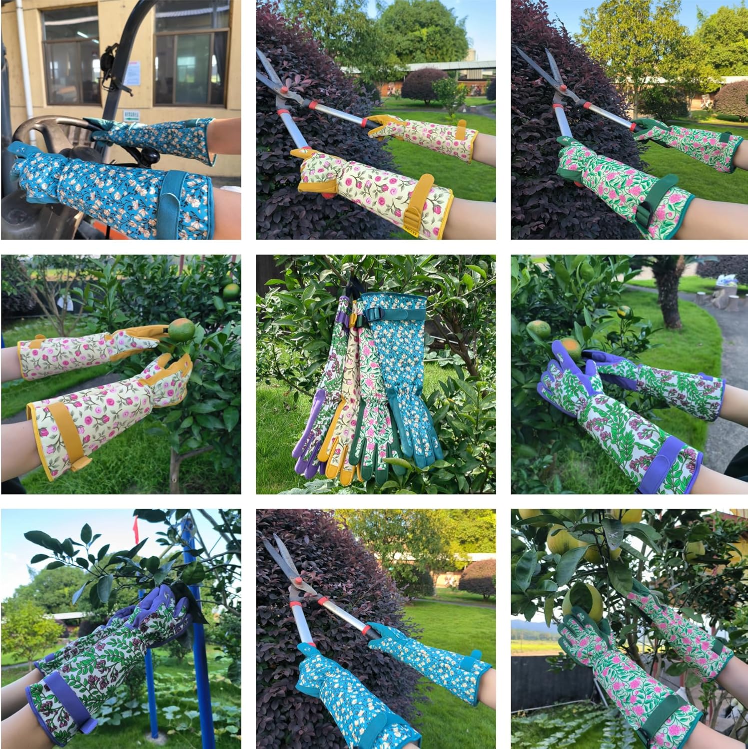 Thorn-proof Gardening and Garden Gloves,Durable Long Rose Yard Work Glove,Gifts for Men Women,Touchscreen - Image 8