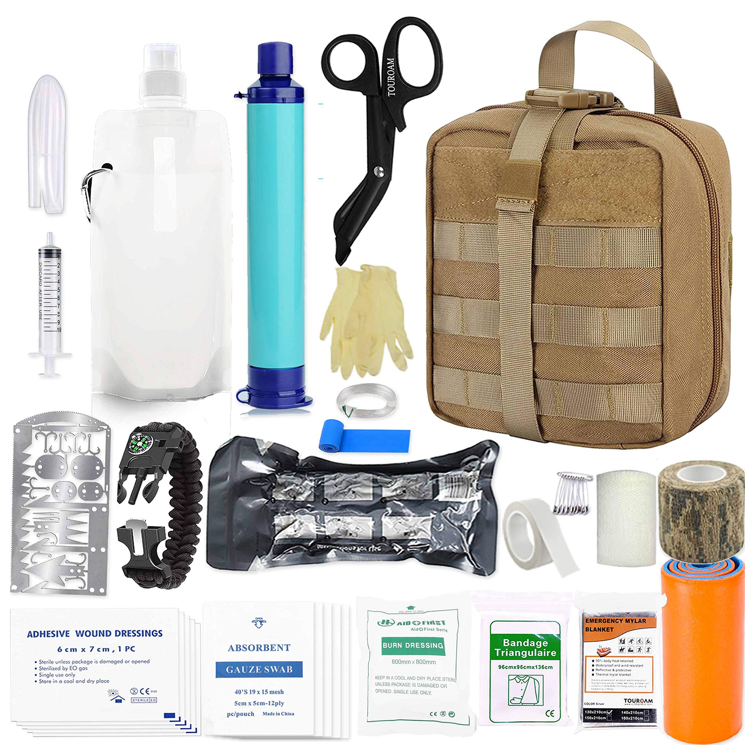 Buy Molle Trauma First Aid Pouch EDC IFAK Med Kit, Wilderness
