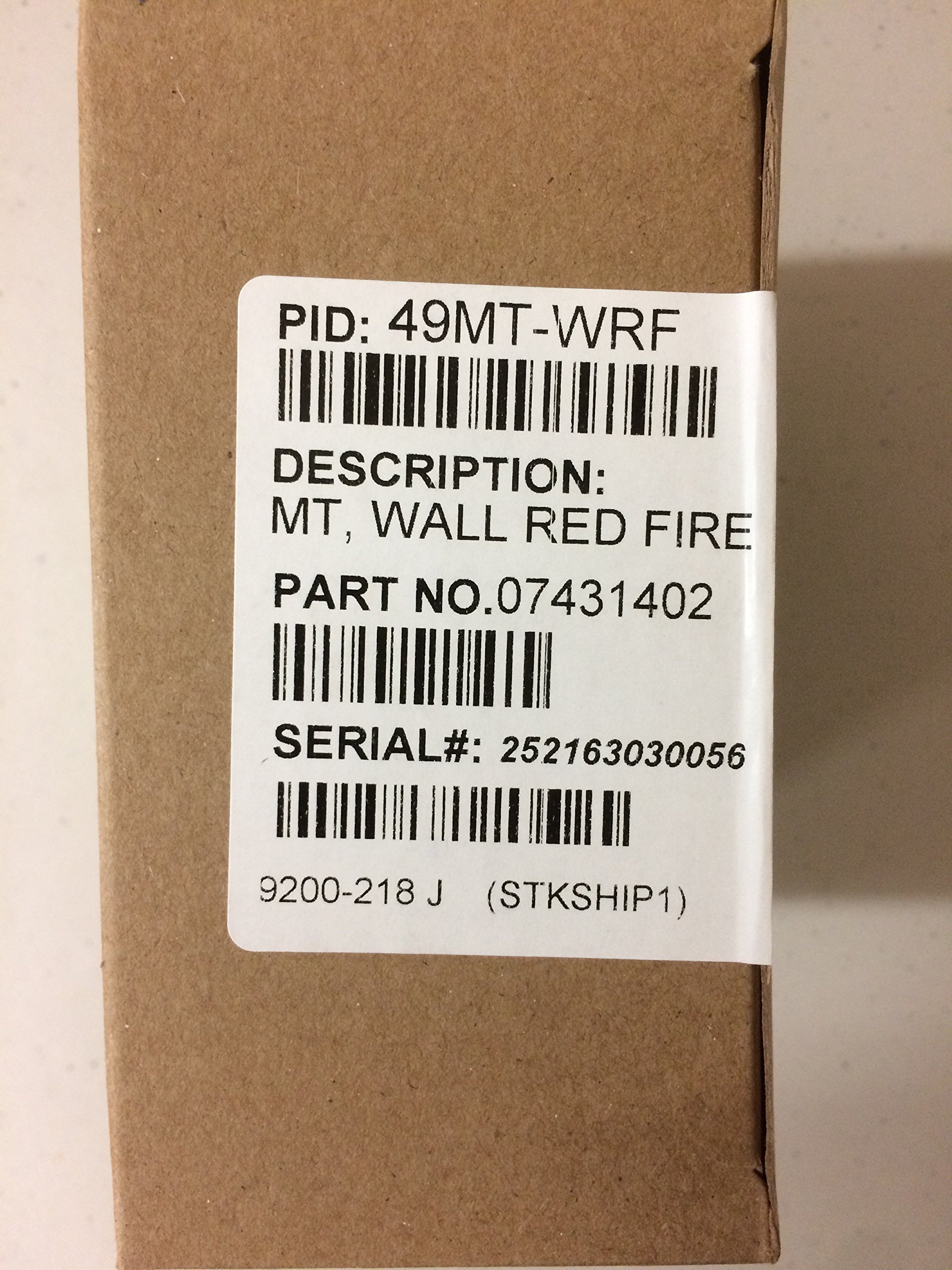 49MT-WRF - Horn Multi-Tone Wall MT with Fire Markings, Red