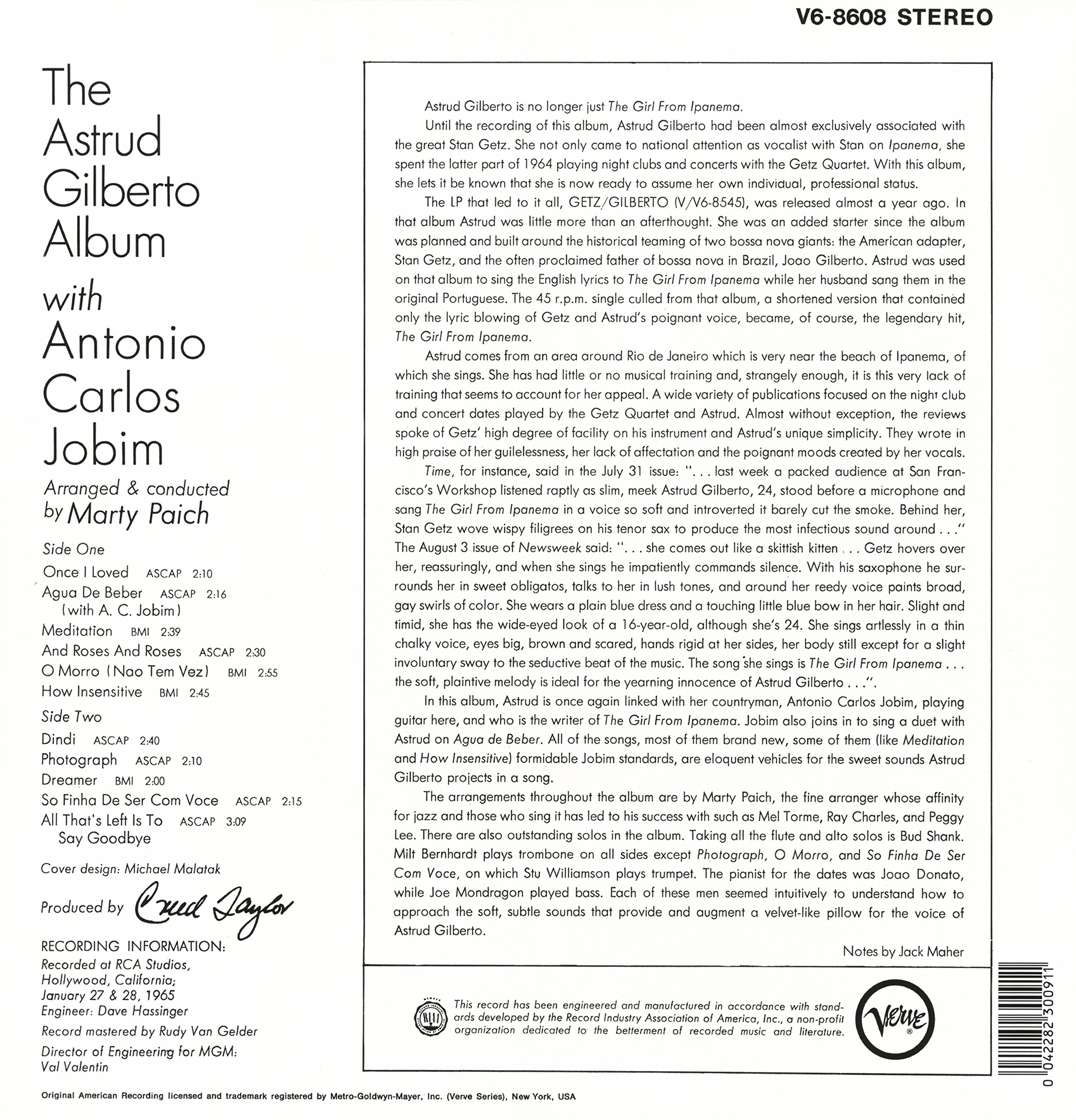 The Astrud Gilberto Album