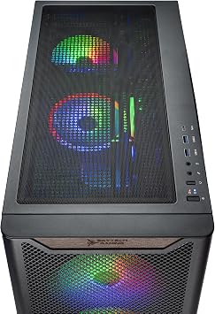 Skytech Gaming Chronos 3 Desktop PC, Intel i5 14400F 2.5 GHz (4.7GHz), AMD RX 9060XT 8GB, 1TB NVMe SSD, 16GB DDR5 RAM 5200, 650W Gold PSU, Wi-Fi, Win 11