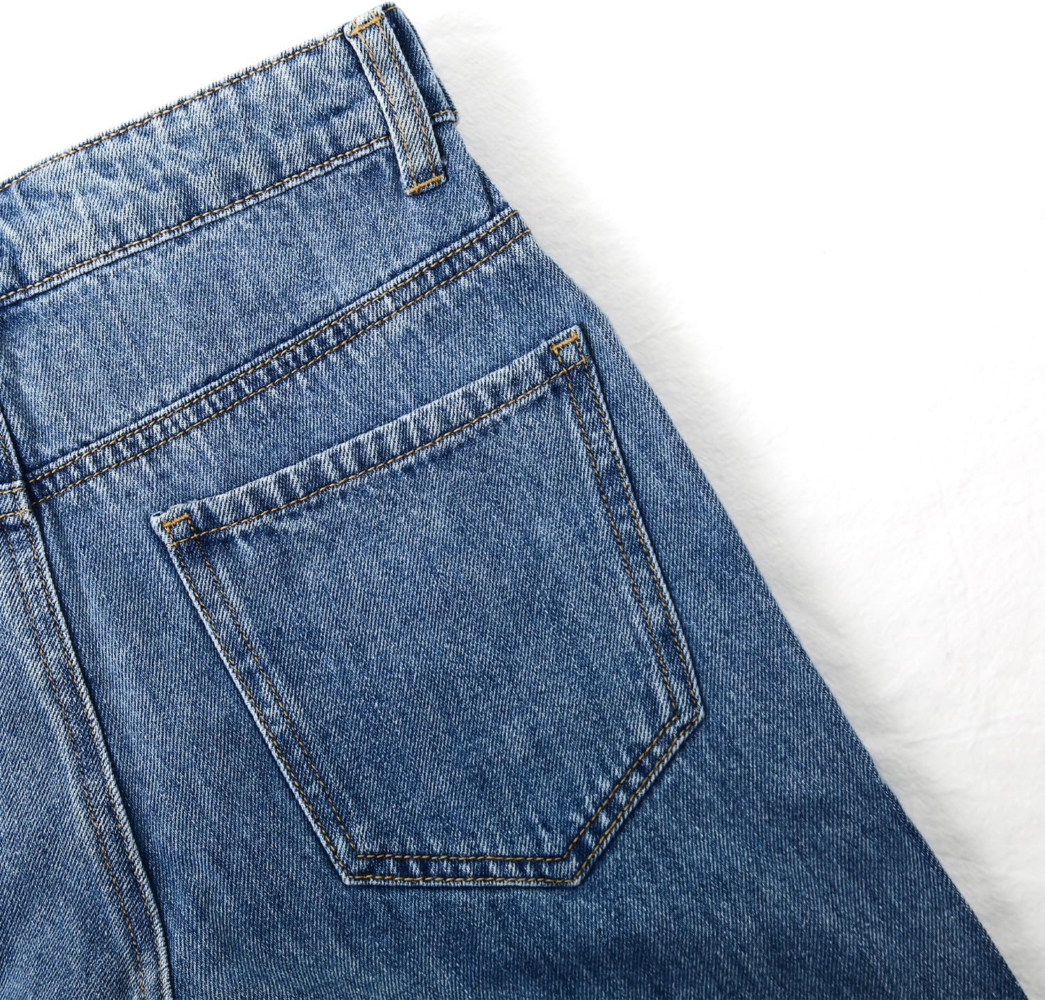 KIDSCOOL SPACE Girls Wide-Leg Jeans,Little Big Girl Baggy Denim Pants - Image 3