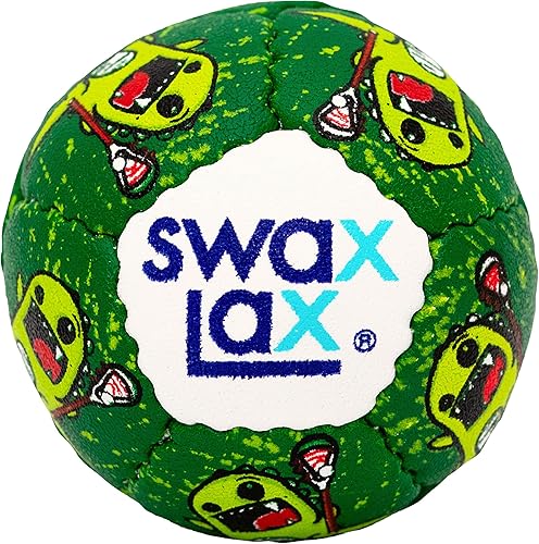 Miniatura 14 de Swax Lax Pelota de entrenamiento para Lacrosse - Práctica para interiores y exteriores con menos rebotes y menos pique