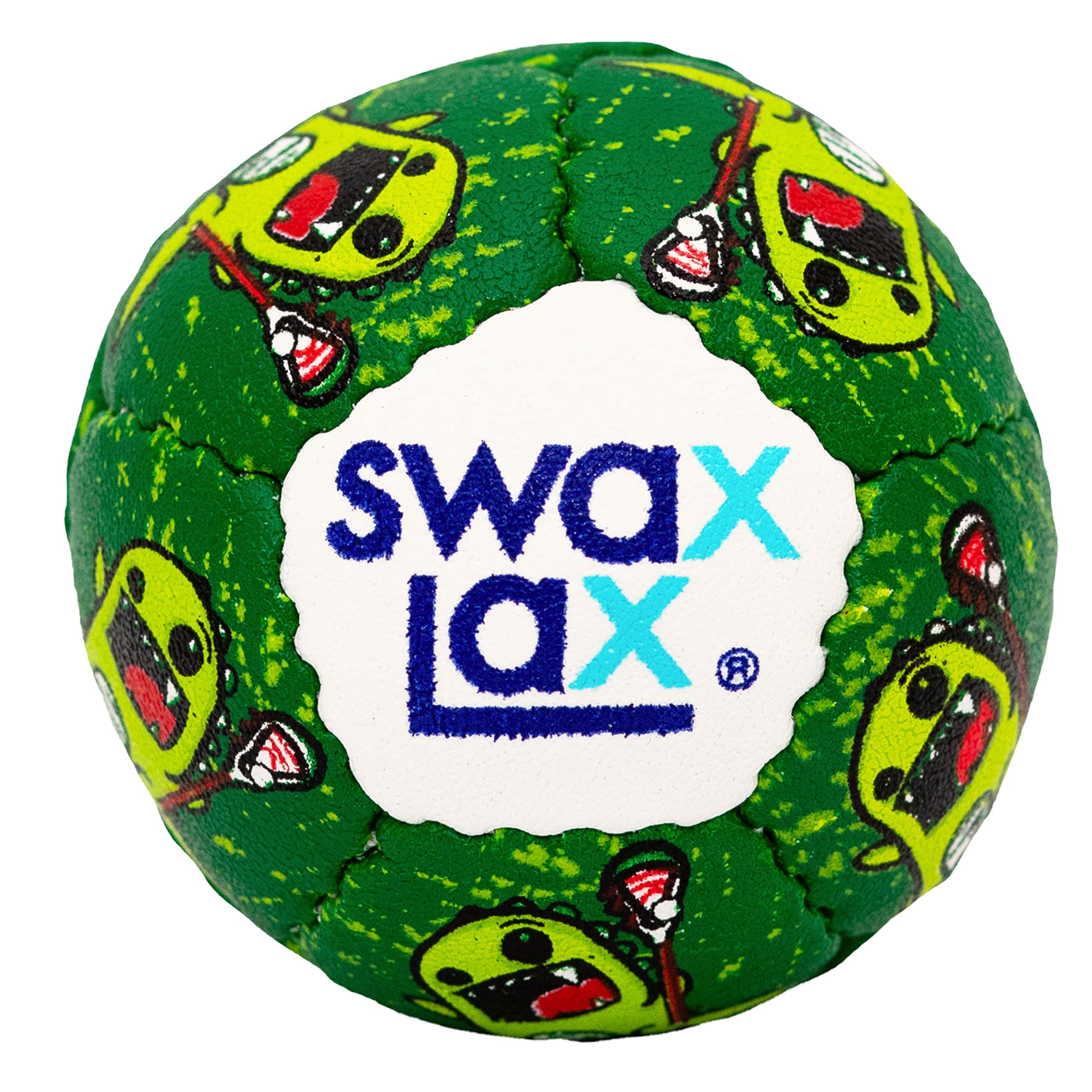 SWAX LAX Lacrosse Training Ball - Indoor Outdoor Practice Less Bounce & Rebounds