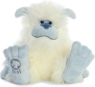 Aurora® Mysterious Fantasy Yeti Stuffed Animal - Mythical Charm - Imaginative Adventures - White 12.5 Inches