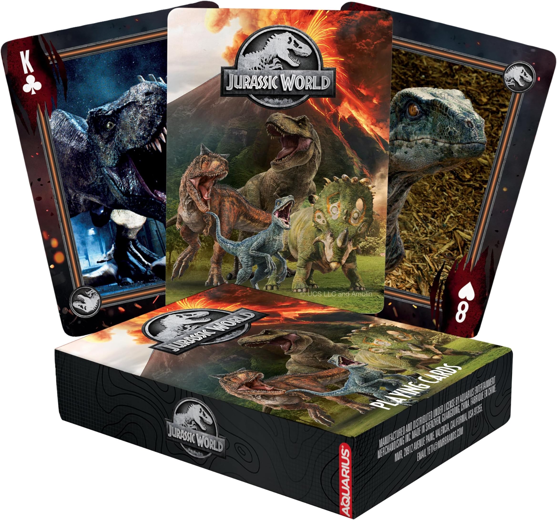 Jurassic World Playing Cards - Officially Licensed Jurassic World Merchandise & Collectibles