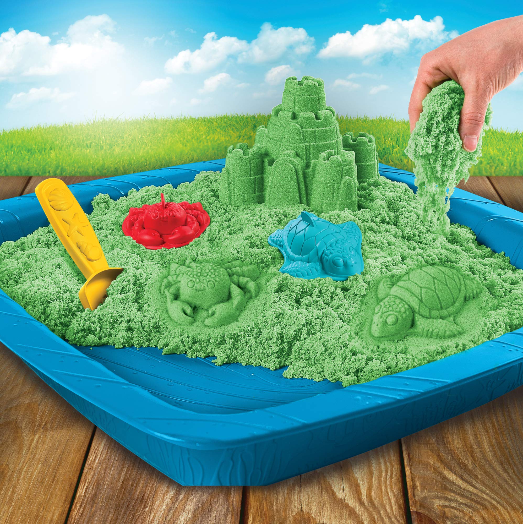 Kinetic Sand Bizak Kinetic Sand Playset Castillo Arena Kinética 61921402 , color/modelo surtido