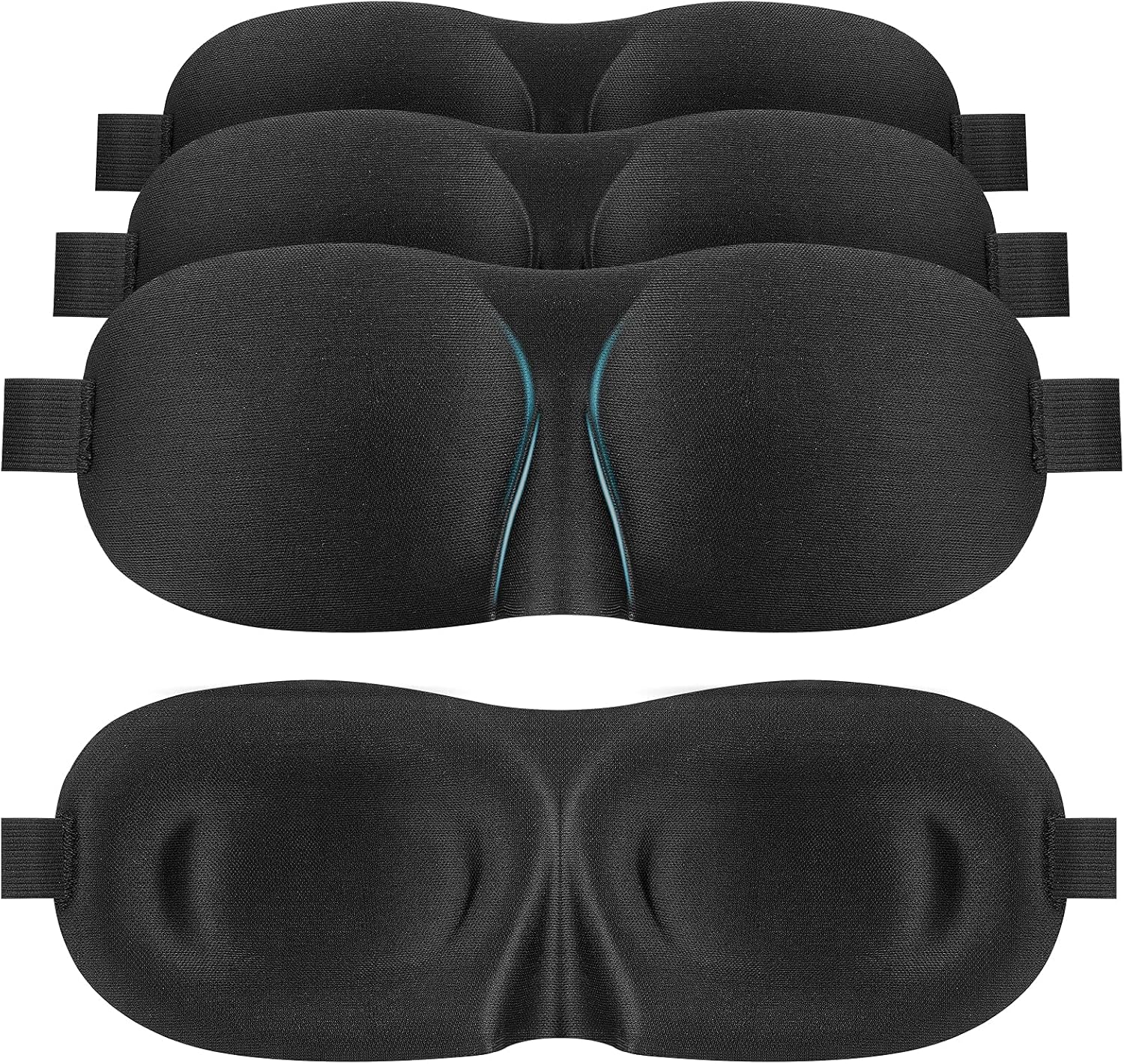 3 Pcs Sleep Mask, YOYOLYNA 3D Eye Mask with AntiLight