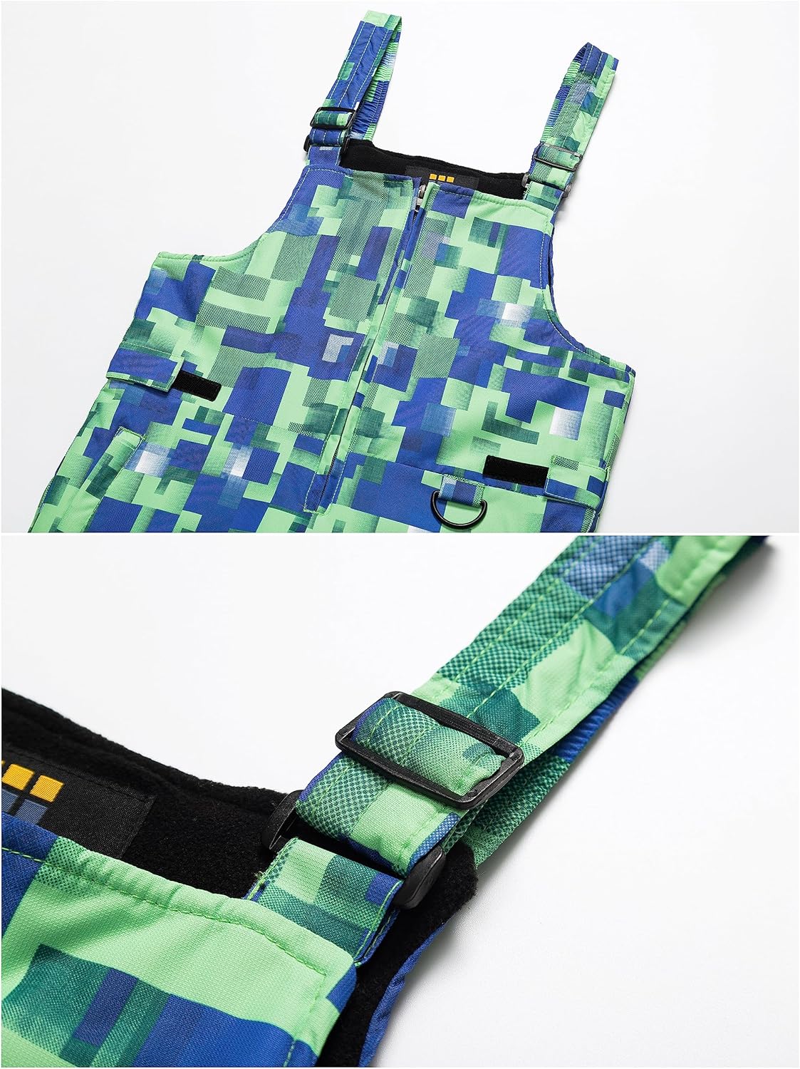 CREATMO US Boy's Snow Bibs Kids Ski Pants Waterproof Insulated Winter Overalls - Image 4