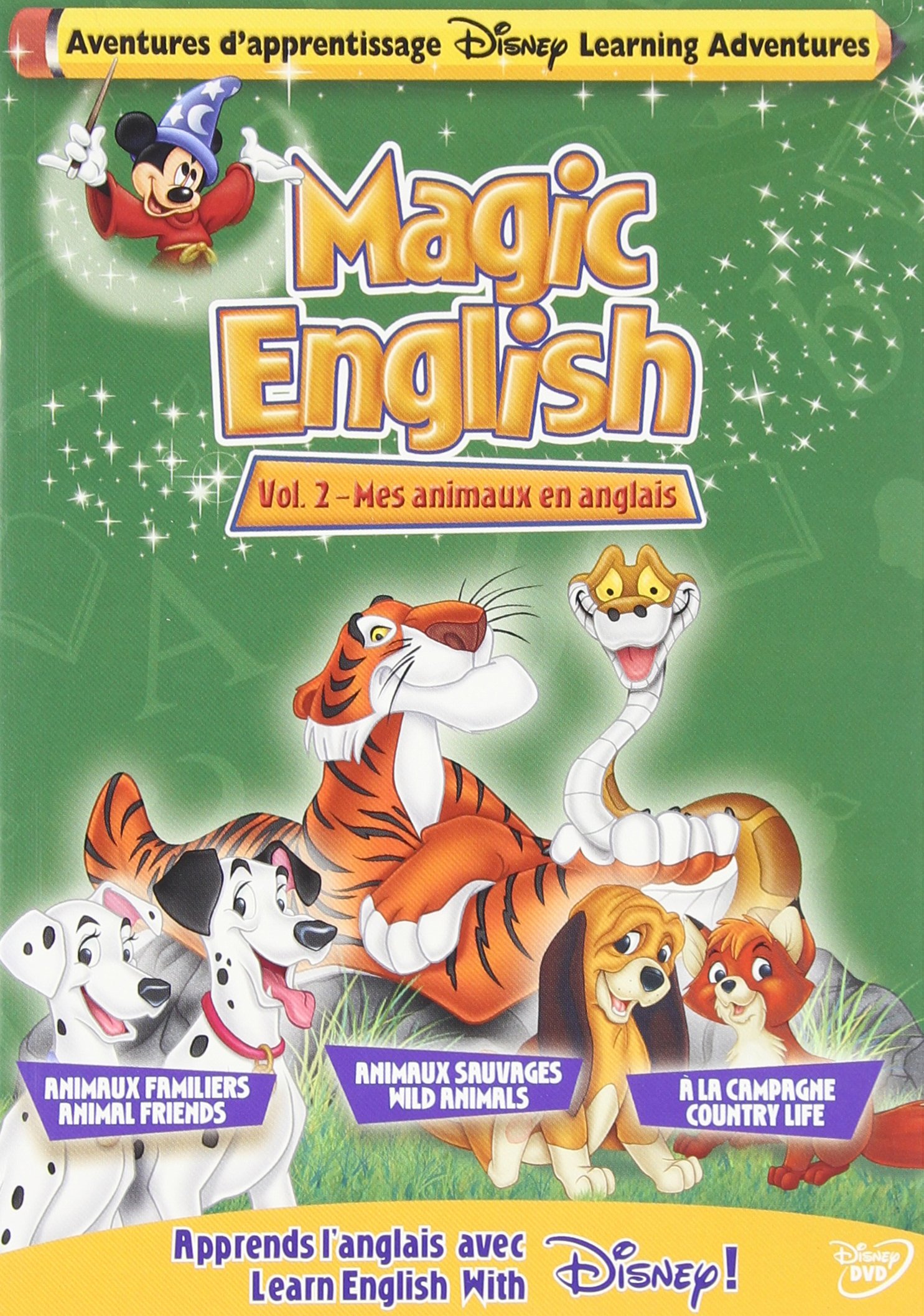 Magic English Volume Two: Discovering Animals (Version française) [DVD]