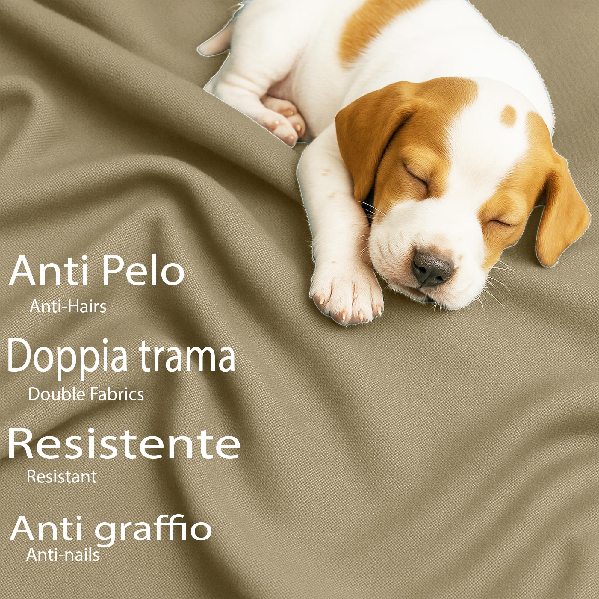 Byour3 - Copriletto in Cotone Misto ORGANICO Matrimoniale Letto Singolo Piazza e Mezza Coperta Pesante Lavabile Teli Arredo Multiuso Copritutto GrandFoulard Copridivano (Beige, Matrimoniale)