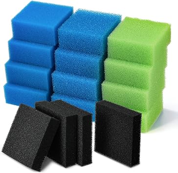 16pcs Fish Tank Filter Sponges Compatible with Juwel Bioflow Filter M/ 3.0