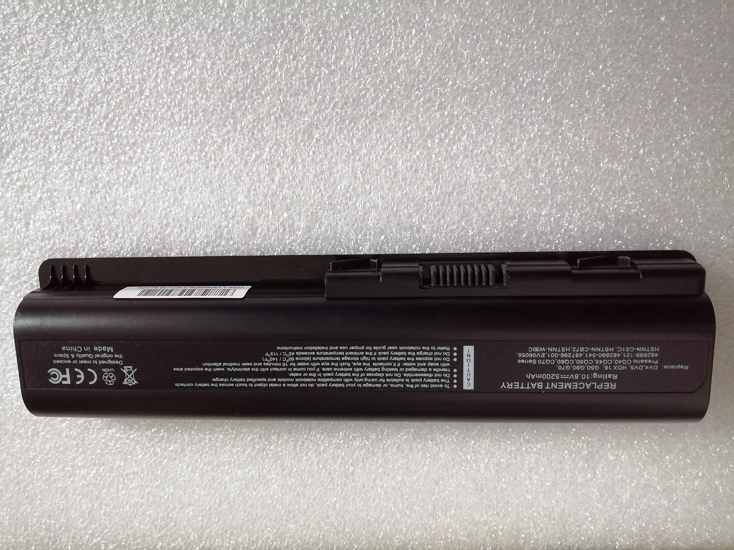 Batteria Per Laptop HP Sostitutiva 10.8V 5200mAh - Compatibile Con Modelli Pavilion, Presario, DV4, G60 E Altri - Foto 5