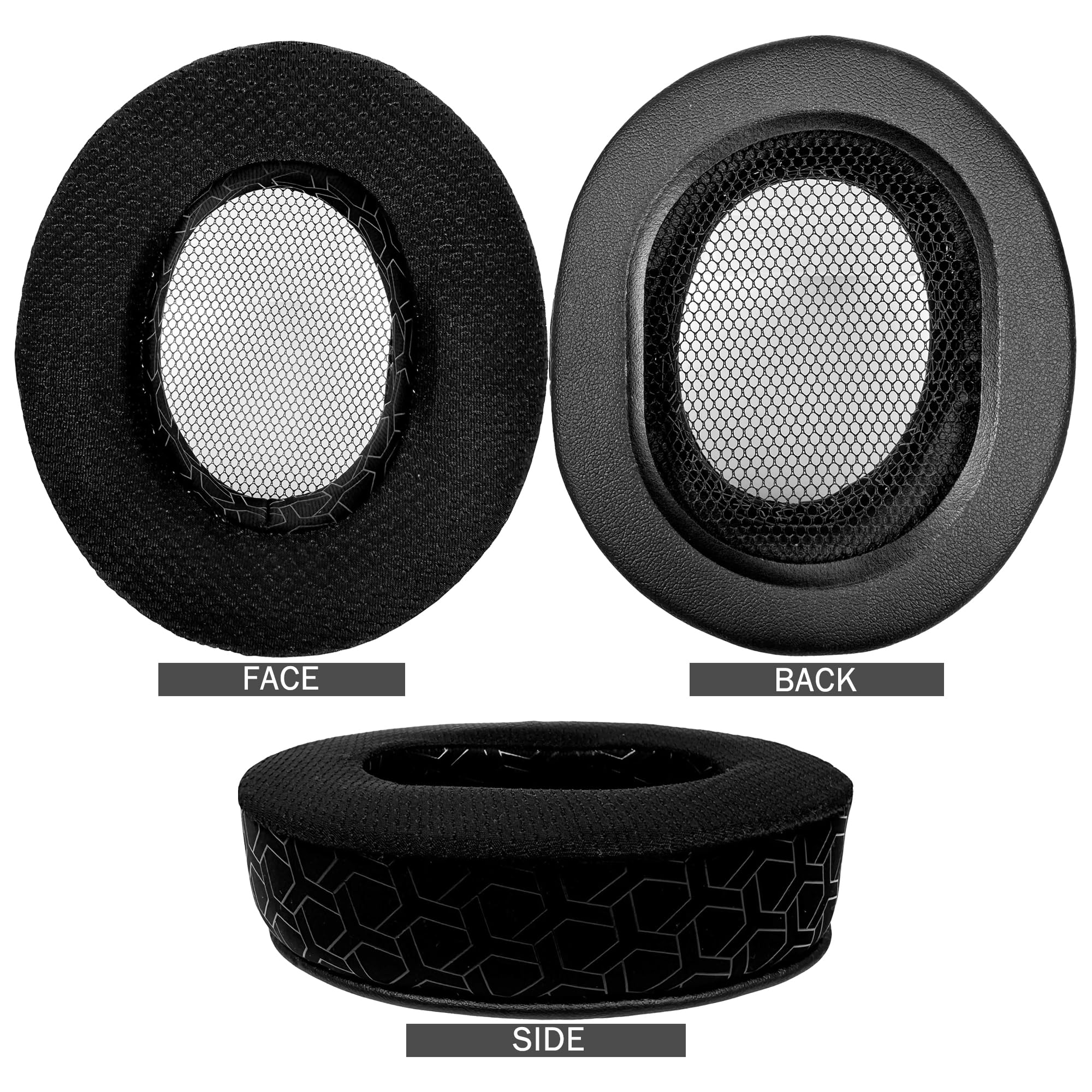 Cuscinetti Auricolari Di Ricambio In Similpelle Per Cuffie Bluedio T6, T6S, T6C, T7, T7+