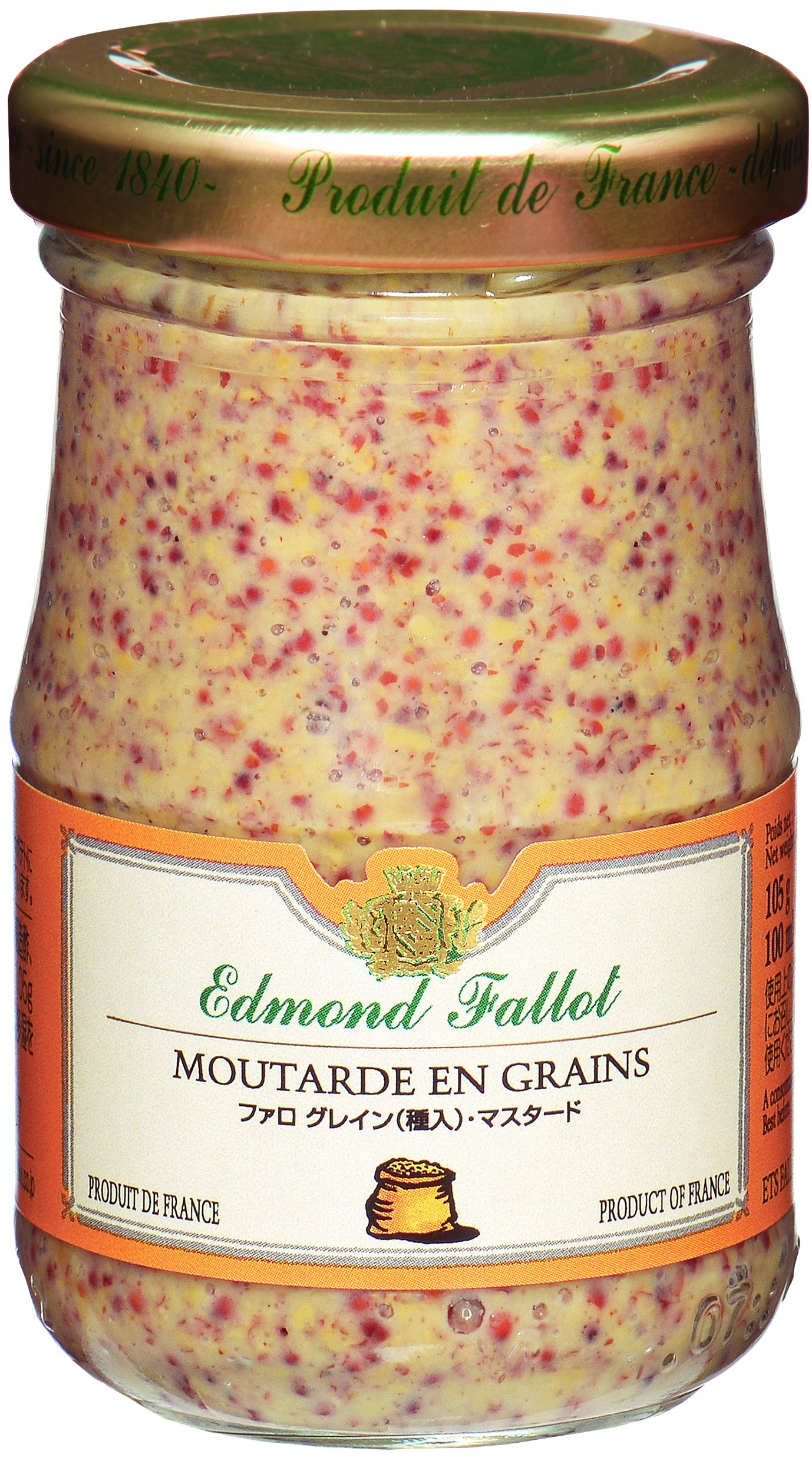 Edmond Fallot ファロ Fallot(ファロ) グレイン(種入り)マスタード105g 1個