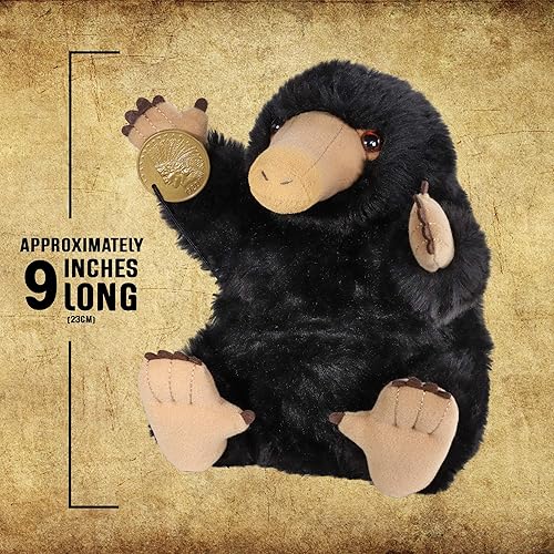 Miniatura 4 de The Noble Collection Wizarding World Fantastic Beasts Niffler™ - Marioneta de peluche interactiva electrónica