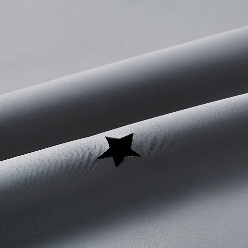 Miniatura 10 de Anjee Cortina opaca con diseño de estrellas.