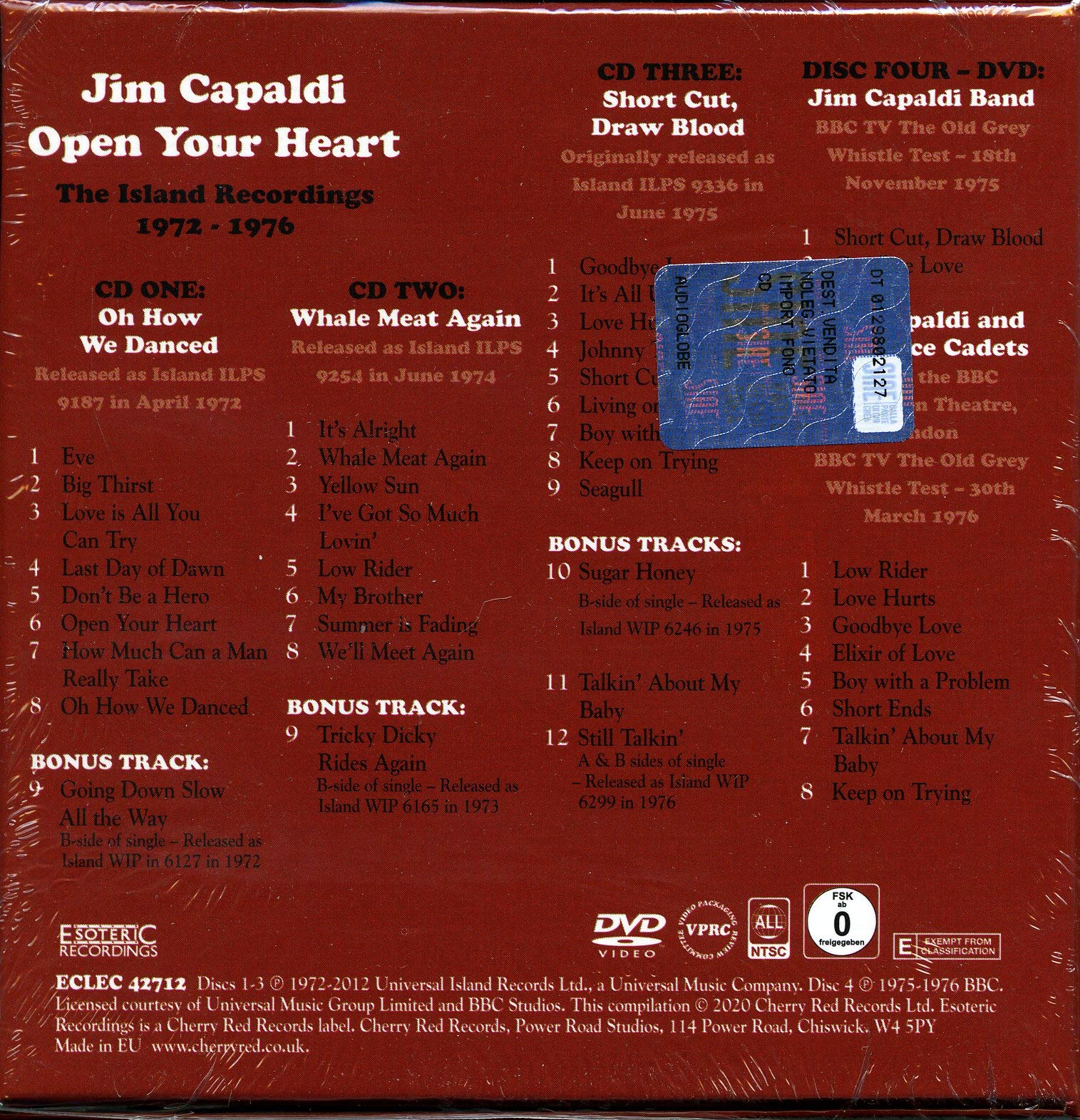 Open Your Heart The Island Recordings 1972-1976