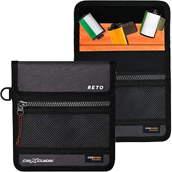 RETO Film X-Protec Cordura Bag Waterproof X-Ray Resistant Lead-Free X-Ray Proof Fabric Lightweight Durable Duo Layer Radiation-Resistant Protective Film Bag Size S 16.5 x 18.0 cm One Piece