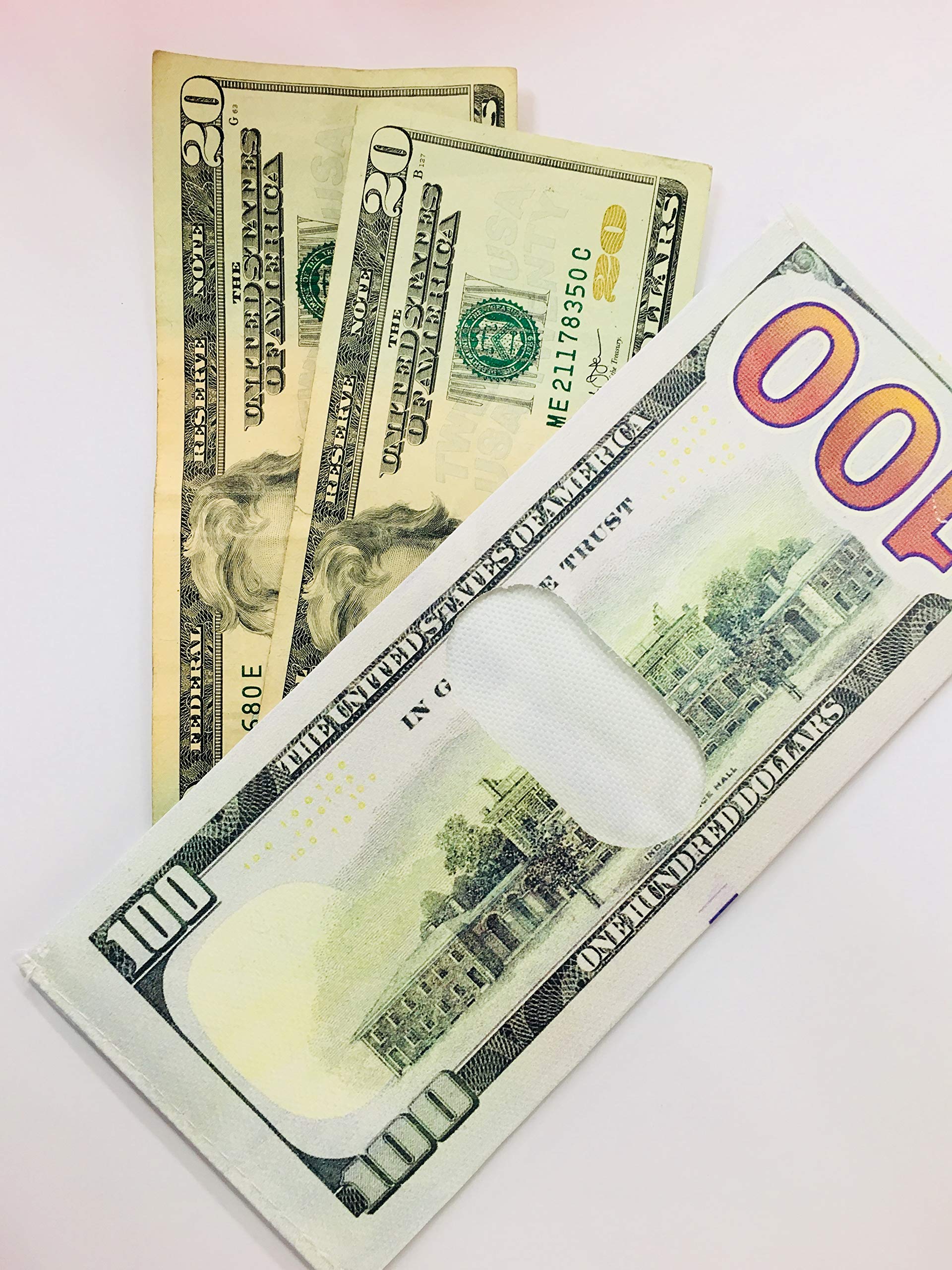 CLGIFT Set of 12 x 100 Hundred Dollar Bill Wallet USA Patriotic Souvenir Gift/Gift for Man/Party Favor/Funny Gift