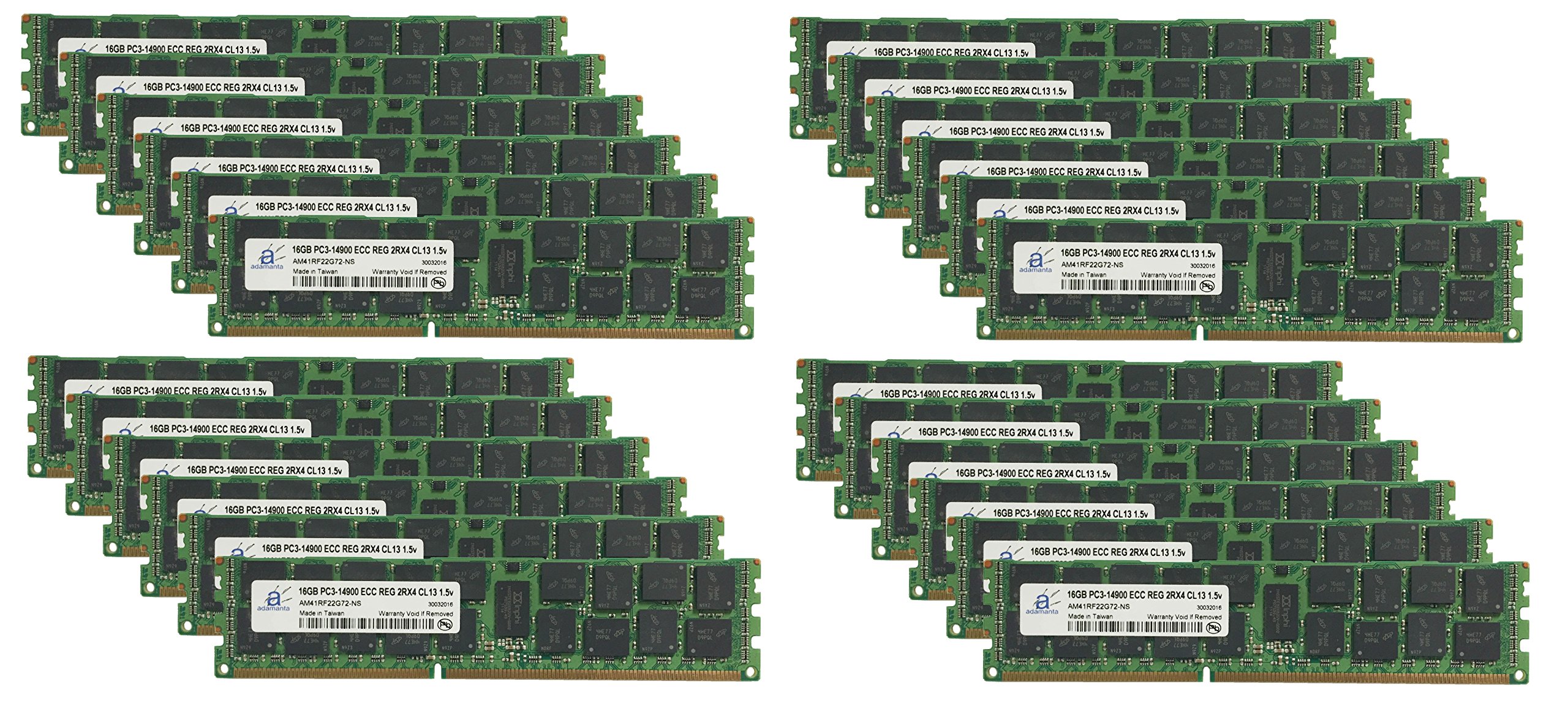 A-Tech 256GB Kit (8x32GB) Memory RAM for Dell R720 - DDR3 1866MHz PC3-14900 ECC Load Reduced LRDIMM 4Rx4 1.5V - Server at