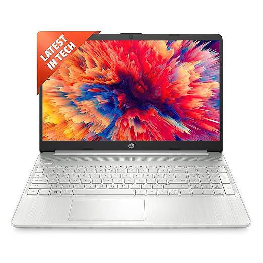 HP 15s, 12th Gen Intel Core i5 8GB RAM/512GB SSD 15.6-inch(39.6 cm) Micro-Edge Anti-Glare FHD Laptop/Intel Iris Xe Graphics/Alexa/Dual Speakers/Win 11/MSO 2021/1.41 Kg, 15s- fq5111TU at Rs. 58490