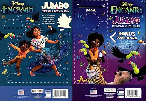 Miniatura 4 de Disney Encanto - Jumbo Coloring & Activity Book Book 80 pages (Set of 2 Books)