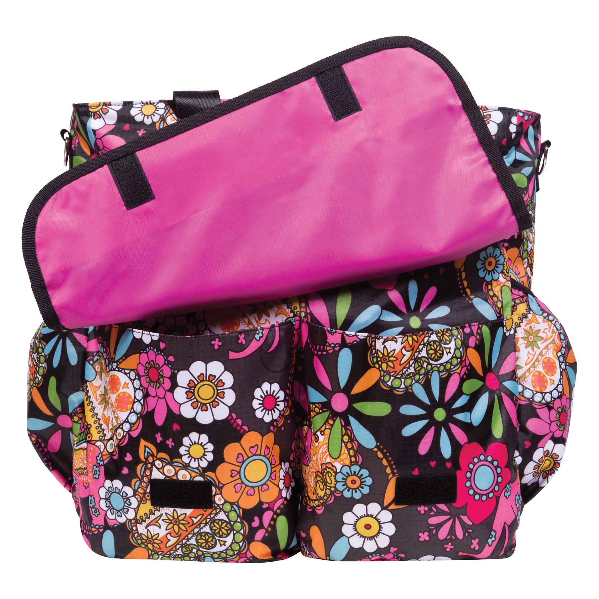 Trend Lab - Bolso para pañales, diseño floral, multicolor