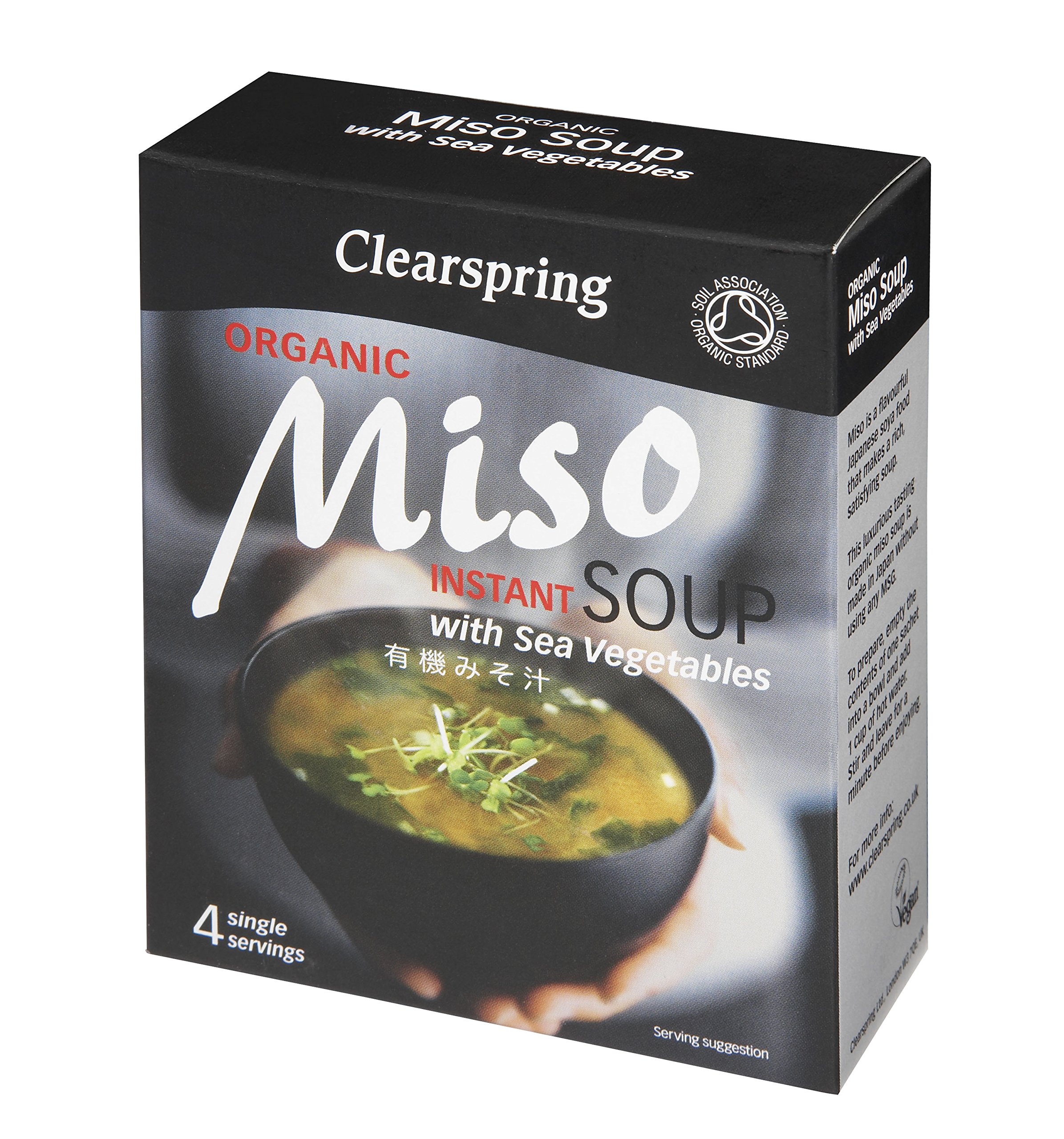 ClearspringInstant Miso Soup and Sea Veg | 4 x 4x10g
