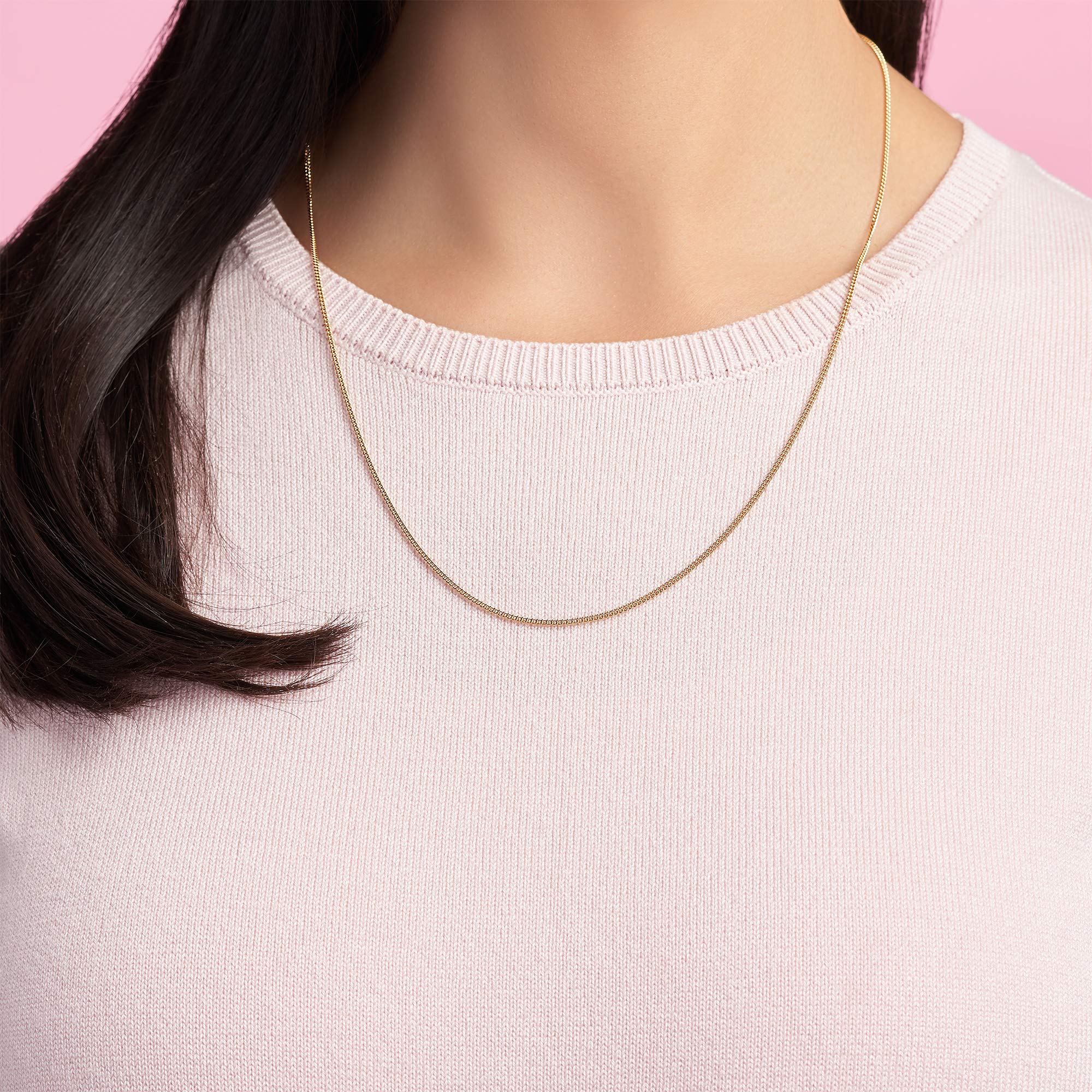 Pandora Icons Halskette, 14karätig Roségoldvergoldet
