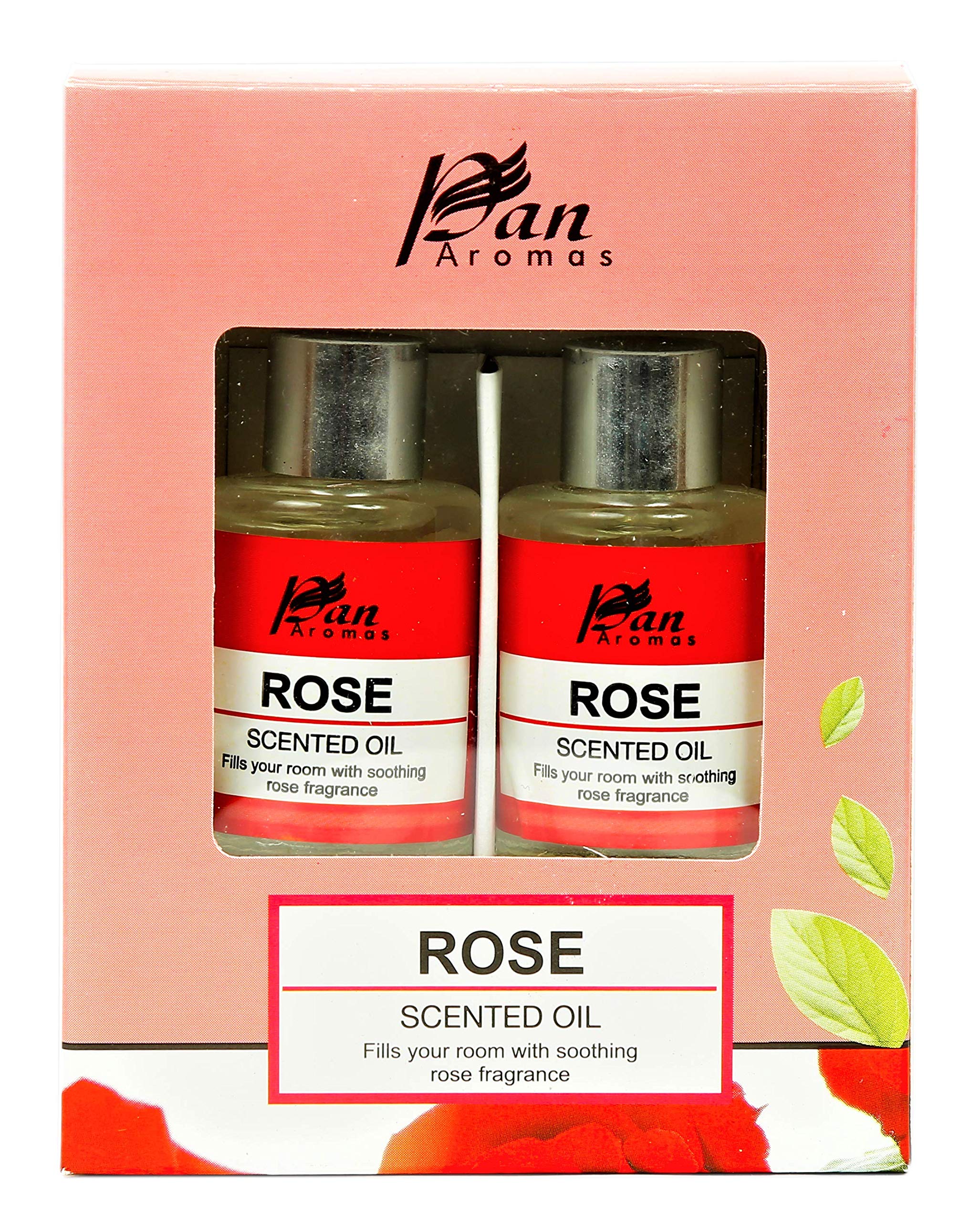 Pan Aromas Home Fragrance Oil, Combo Pack, 10 ML Each Rose